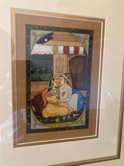 Three Indian miniatures

Gouache

21 x 13...