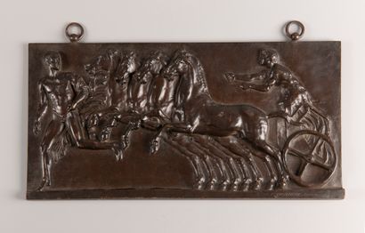 BARBEDIENNE

Plate in low relief representing...