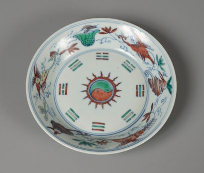 19098

CHINA

Enameled porcelain bowl decorated...