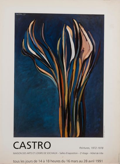 Lot of posters of Lecuire exhibitions and...
