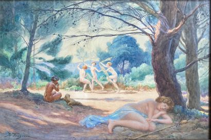 Adolphe FAUGERON (1866-1944)

Sleeping Shepherd

Watercolour

32...