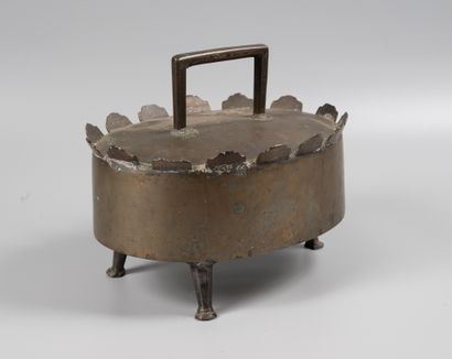 A tripod bronze dauber.

Late 18th - early...