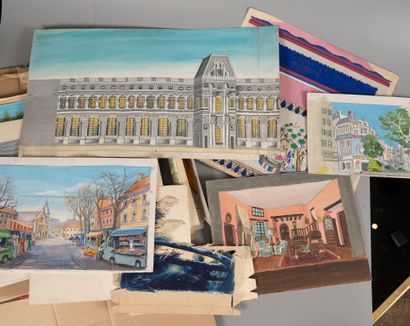 20718

Set of models of theatre sets (gouaches,...
