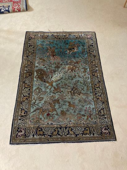 Set of four modern rugs