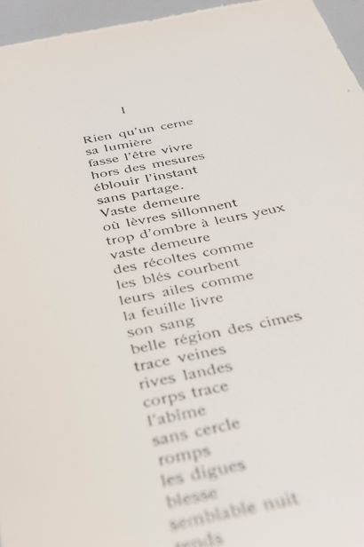 GAGARINE (Mila). Poèmes. Paris, Mila Gagarine,...