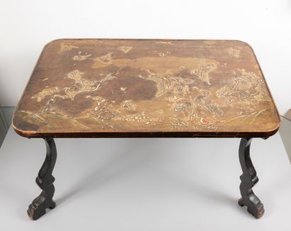 Two lacquer top tables.

In the taste of...
