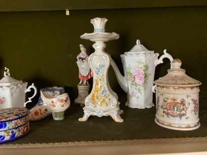 DELFT, BONN, LONGWY and others

Set of porcelain...