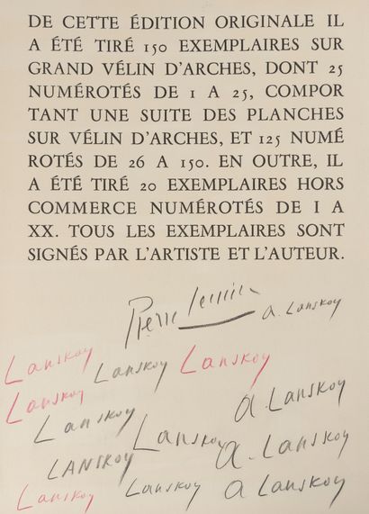 LECUIRE (Pierre). [Cortège. Paris, Pierre...