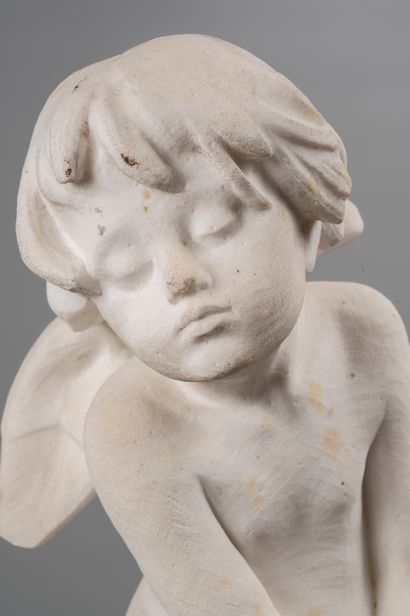 Love tied up.

Marble, direct carving.

19th...