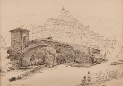 School of the 19th century.

Village.

Ink.

Signed...