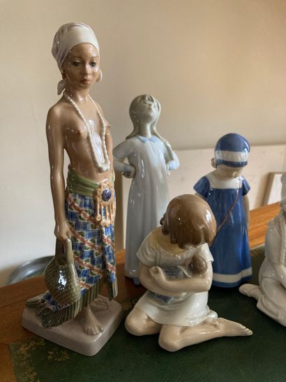 
ROYAL COPENHAGUE

Lot de statuettes
