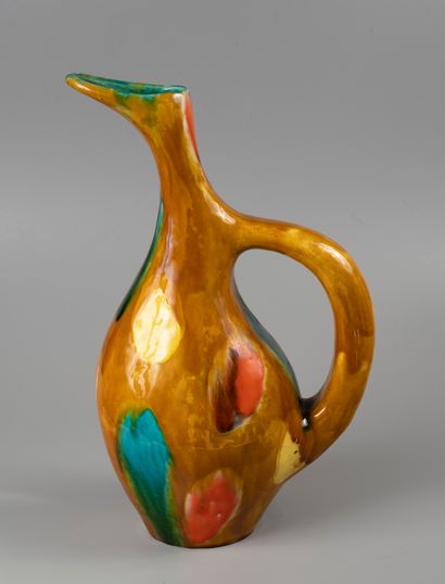 RICARD (O.Congui)

Large glazed earthenware...
