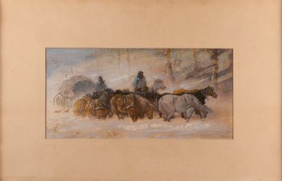 Adolf Schreyer (1828 frankfurt-1999 ) 

Carriage...