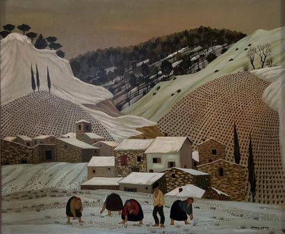 Max SAVY (1918-2010)

The gleaners

Oil on...