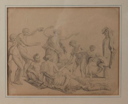 11002

French school of the 19th century

Bacchanalian...
