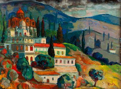 Michel KRITZ (1925 - 1994).

Landscape with...