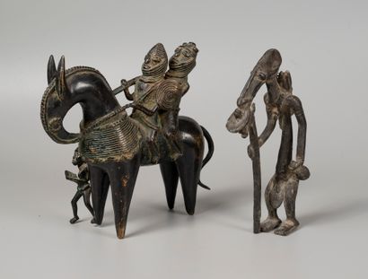 20992

IFE style, Benin

Woman's head

Bronze

H:...