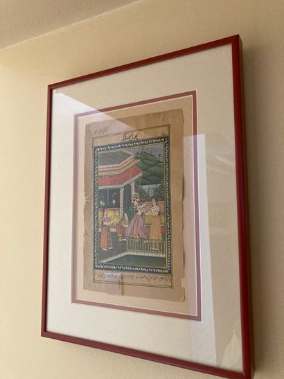 Three Indian miniatures

Gouache

21 x 13...