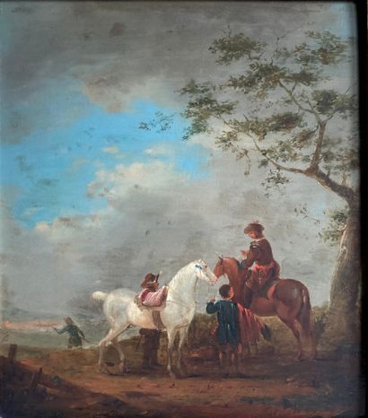 19th century school, follower of Philips...