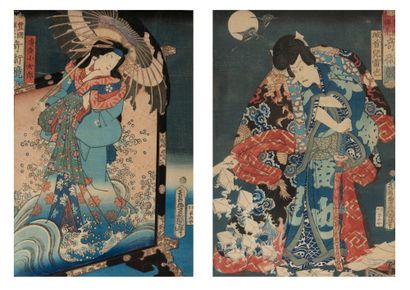 20988

JAPAN

Two prints including Utagawa...
