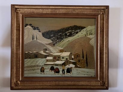 Max SAVY (1918-2010)

The gleaners

Oil on...