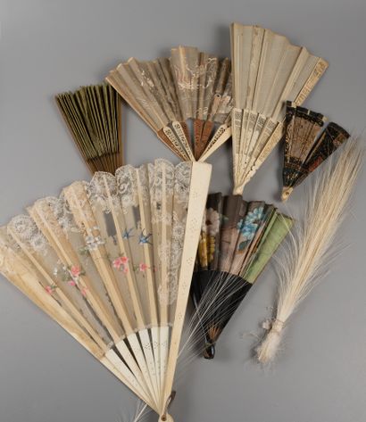 Set of fans: 6 pieces
