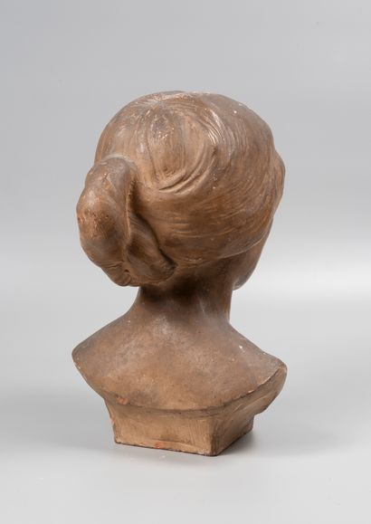 Henri VALETTE (1874 - 1936).

Head of a woman.

Terra...