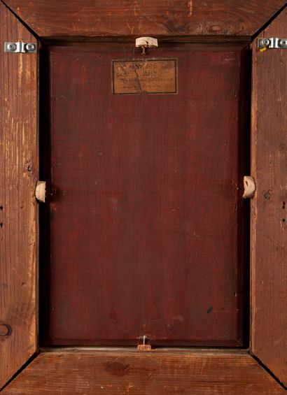 School of the 19th century.

The fish market.

Panel.

30...