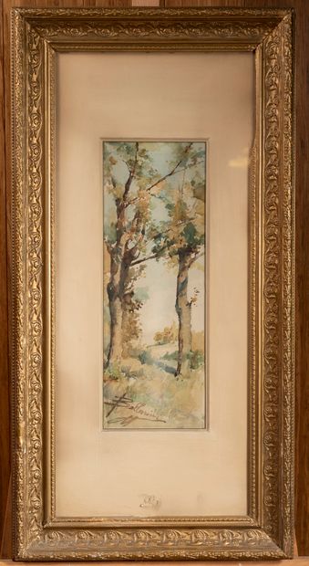17595

Enea BALLARINI (1854-1938)

The meadow...
