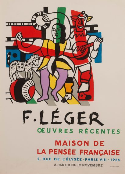 Lot of posters of Lecuire exhibitions and...