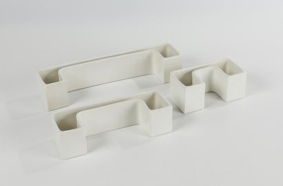 ANGELO MANGIAROTTI (1921-2012)
Set de vases...