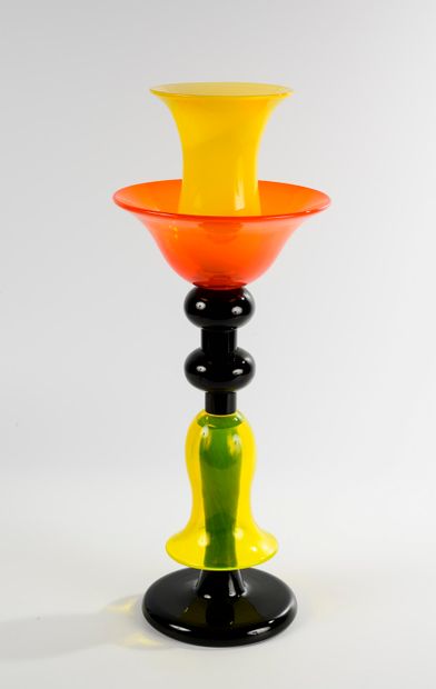 ETTORE SOTTSASS (1917-2007)
Vase Malide,...