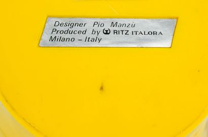 Pio MANZU (1939-1969)
Horloge Chronotime,...