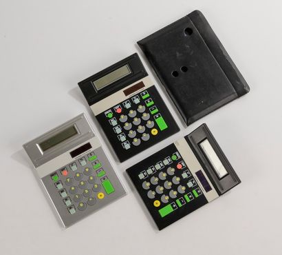 Sottsass Associati
Ensemble de trois calculatrices...