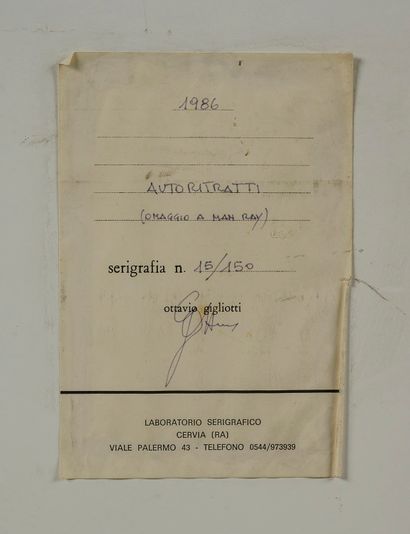 Ottavio GIGLIOTTI (XXème)
Autoritratti, Omaggio...