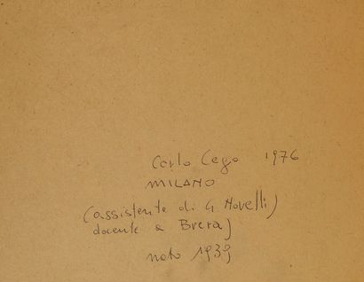 Carlo CEGO (1939-2003)
Sans titre , 1976

Technique...