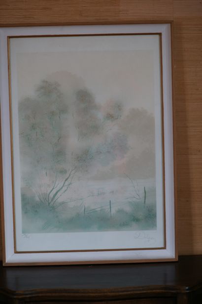 DELPER

Paysage

Lithographie, justifiée...