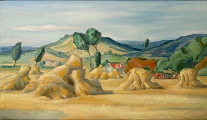 Ecole Russe

Meules de blé

Huile sur toile,...
