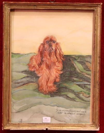 Ecole Moderne

Portrait d'un chien

Aquarelle

Signé...