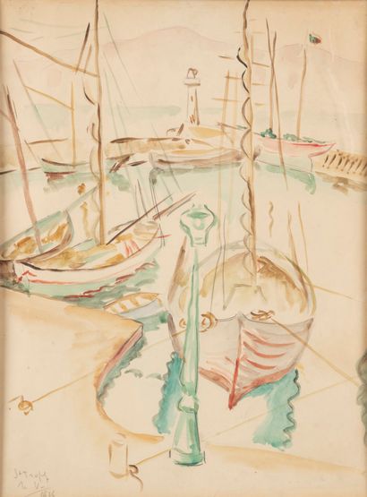 Louis-Jacques VIGON (1897-1985)

Barques...