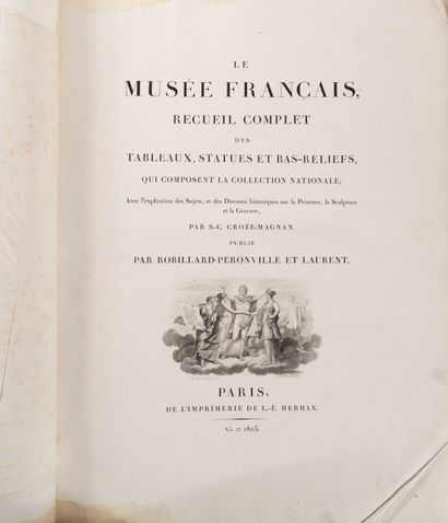 S.-C. CROZE-MAGNAN, Le musée français, receuil...