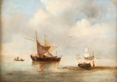 Ecole Hollandaise du XIXe siècle

Marine

Huile...