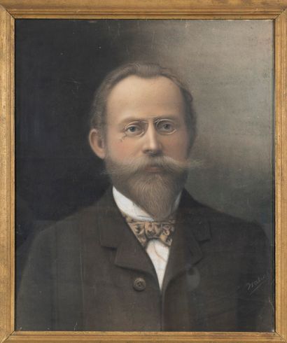 Ecole française vers 1900

Portrait d'homme...