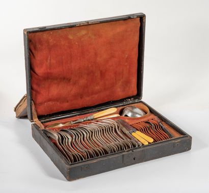 Partie de ménagère en argent (925), modèle...