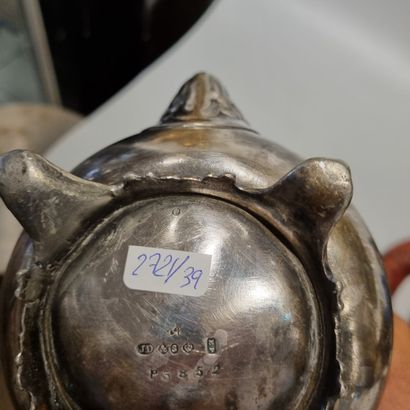 Set including an 18th century pewter pitcher,...