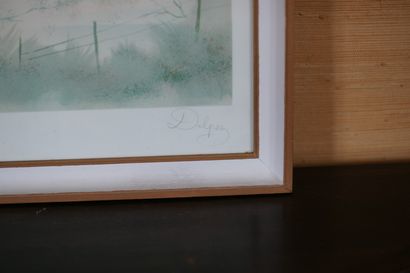 DELPER

Paysage

Lithographie, justifiée...