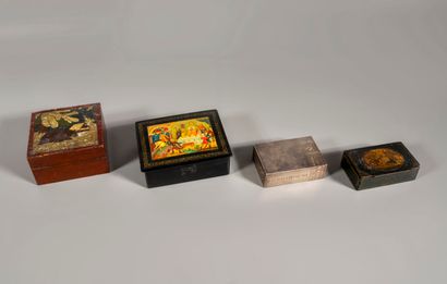 Cigar box in Russian silver 84 zolotniks...