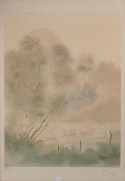 DELPER

Paysage

Lithographie, justifiée...