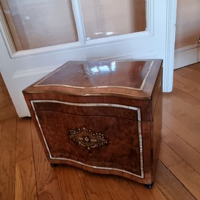 Wooden liquor cabinet. 

Napoleon III st...