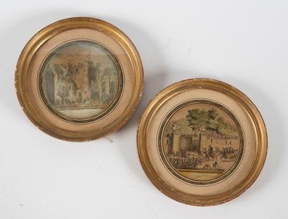 Set of two engravings :

-The Prince of Lambese...